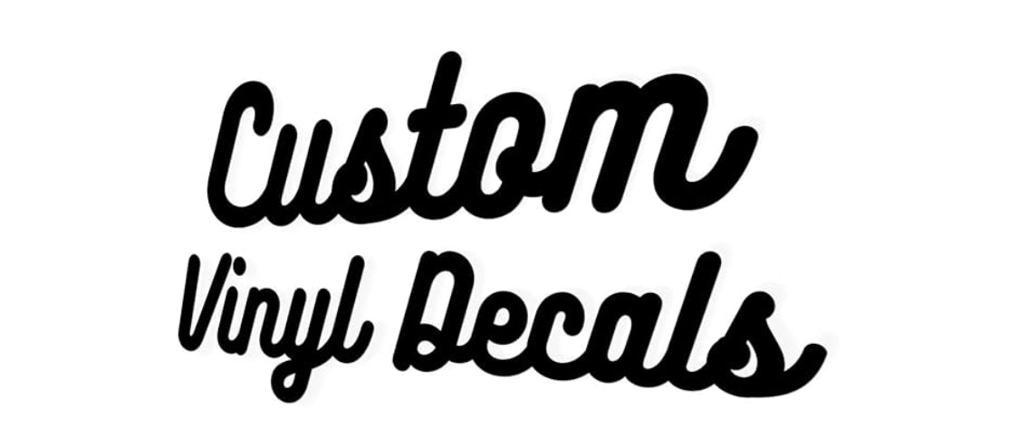 XL custom vinyl decals