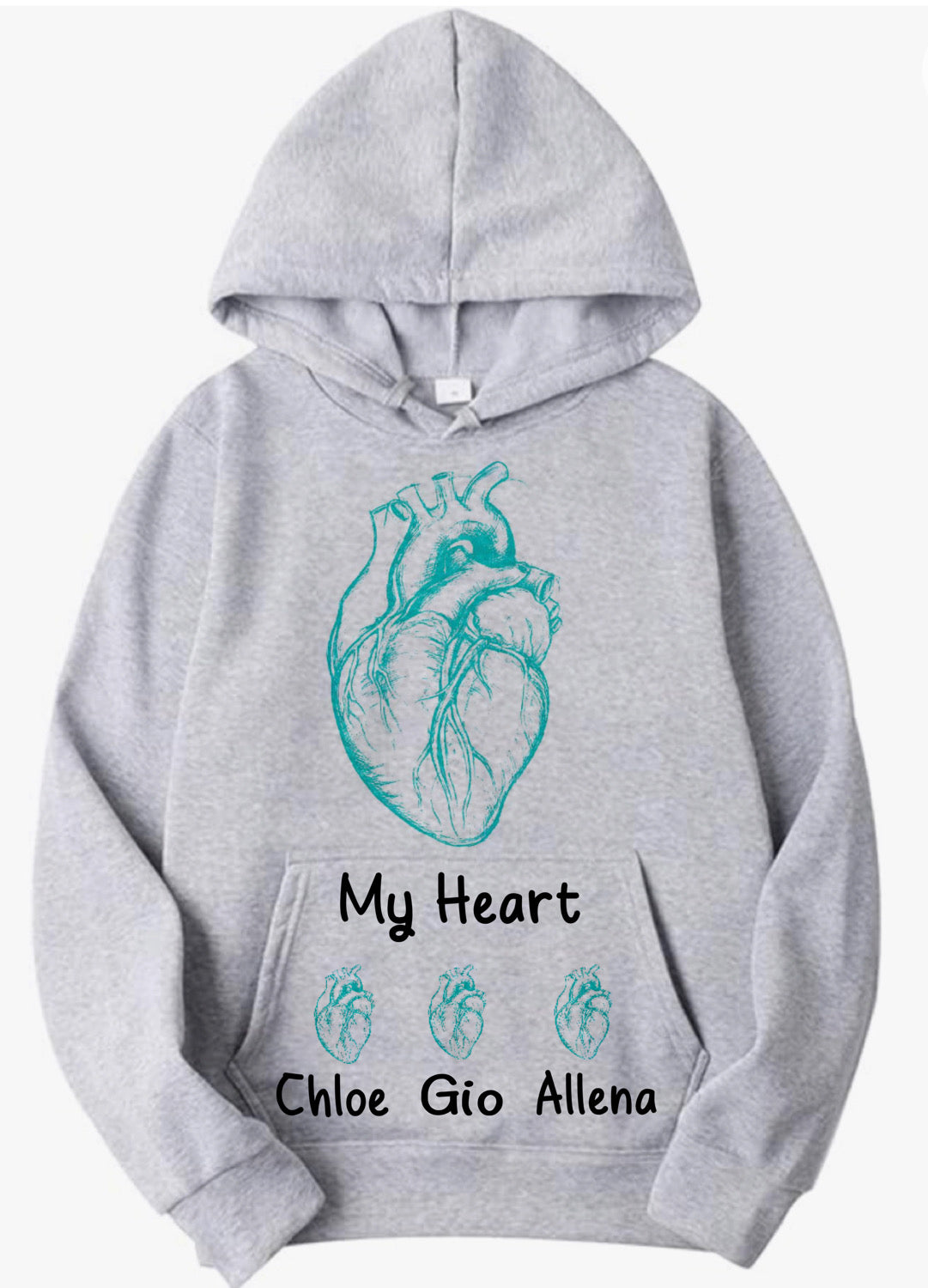 My heart hoodie