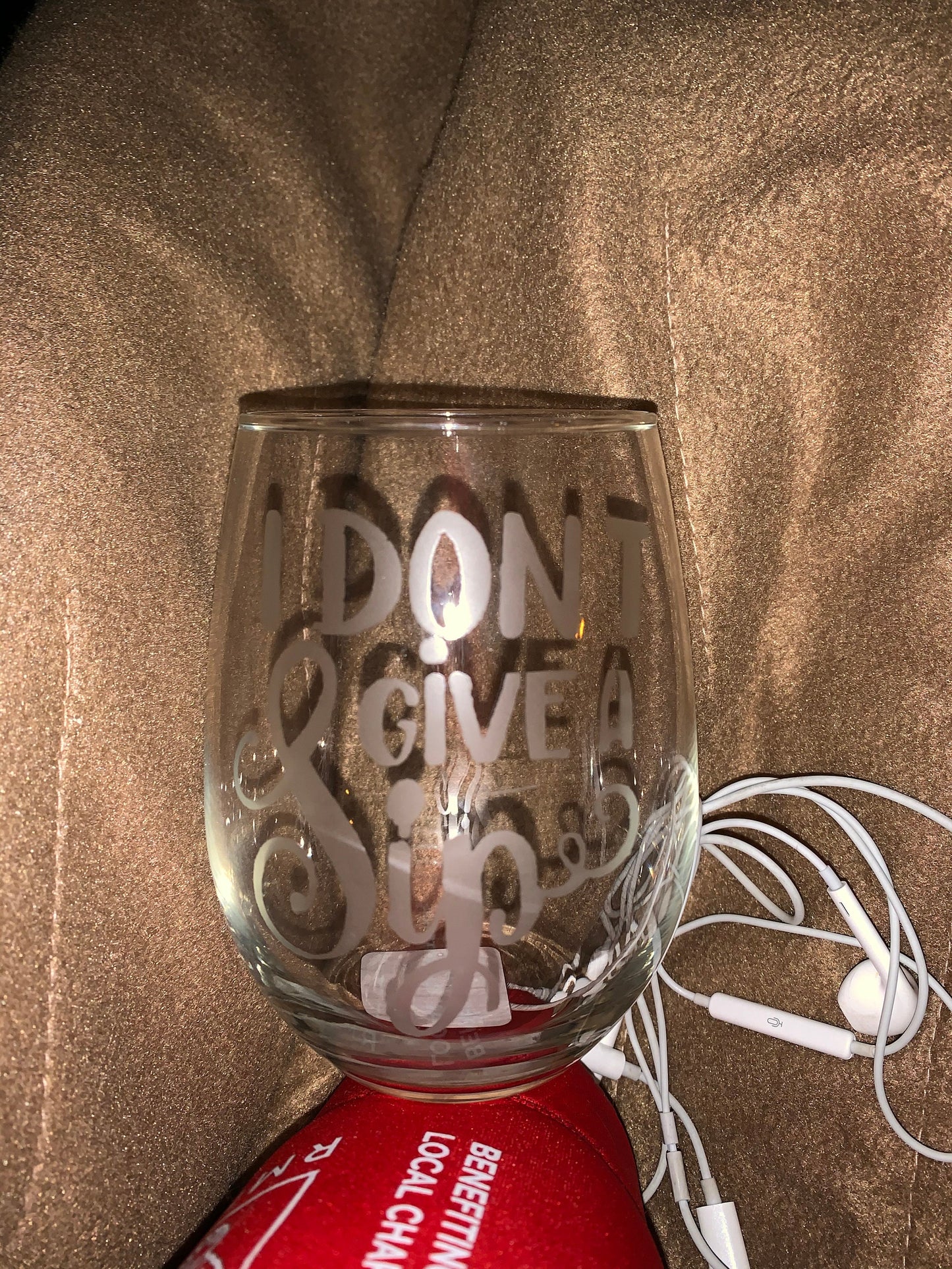 cute funny little wine glass