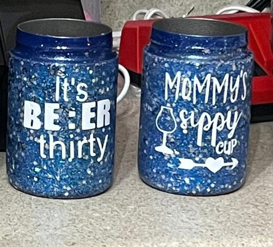 His and Her's Beer coozies